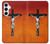 S2421 Jésus-Christ sur la croix Etui Coque Housse pour Samsung Galaxy A55 5G