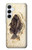 S2562 fossile poisson Etui Coque Housse pour Samsung Galaxy A55 5G