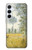 S2682 Claude Monet Champs Au printemps Etui Coque Housse pour Samsung Galaxy A55 5G
