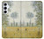 S2682 Claude Monet Champs Au printemps Etui Coque Housse pour Samsung Galaxy A55 5G