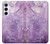 S2690 Cristaux améthyste imprimés graphiques Etui Coque Housse pour Samsung Galaxy A55 5G