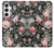 S2727 Motif Rose millésimé Etui Coque Housse pour Samsung Galaxy A55 5G
