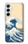 S2790 Hokusai Sous la vague au large de Kanagawa Etui Coque Housse pour Samsung Galaxy A55 5G