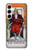 S2808 Carte Tarot L'Empereur Etui Coque Housse pour Samsung Galaxy A55 5G