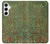 S2872 Gustav Klimt Champ de Coquelicots Etui Coque Housse pour Samsung Galaxy A55 5G