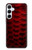 S2879 Rouge Arowana écailles de poisson Etui Coque Housse pour Samsung Galaxy A55 5G