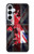 S2936 Royaume-Uni Drapeau britannique Carte Etui Coque Housse pour Samsung Galaxy A55 5G