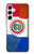 S3017 Paraguay Drapeau Etui Coque Housse pour Samsung Galaxy A55 5G