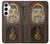 S3173 Grand-père Horloge Antique Horloge murale Etui Coque Housse pour Samsung Galaxy A55 5G