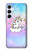 S3256 Mignon Licorne Etui Coque Housse pour Samsung Galaxy A55 5G