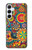 S3272 Motif coloré Etui Coque Housse pour Samsung Galaxy A55 5G