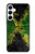 S3319 Jamaïque Drapeau graphique Football Millésime Etui Coque Housse pour Samsung Galaxy A55 5G