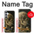 S3358 Vincent Van Gogh Skeleton cigarette Etui Coque Housse pour Samsung Galaxy A55 5G