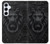 S3619 Lion noir gothique Etui Coque Housse pour Samsung Galaxy A55 5G