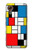 S3814 Composition de dessin au trait Piet Mondrian Etui Coque Housse pour Samsung Galaxy Xcover7