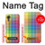 S3942 Tartan à carreaux arc-en-ciel LGBTQ Etui Coque Housse pour Samsung Galaxy Xcover7