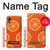 S3946 Motif orange sans couture Etui Coque Housse pour Samsung Galaxy Xcover7
