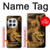 S2804 Dragon d'or imprimé chinois Etui Coque Housse pour OnePlus 12