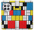 S3814 Composition de dessin au trait Piet Mondrian Etui Coque Housse pour OnePlus 12
