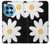S2315 Fleurs de marguerite blanche Etui Coque Housse pour OnePlus 12R