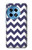 S2345 Marine Bleu Shavron Zig zag Etui Coque Housse pour OnePlus 12R
