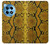 S3365 Python Imprimer Jaune graphique Peau Etui Coque Housse pour OnePlus 12R