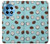 S3860 Motif à pois de noix de coco Etui Coque Housse pour OnePlus 12R