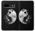 S1372 Lune Yin-Yang Etui Coque Housse pour Google Pixel 8a