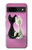 S1832 Chat d'amour Etui Coque Housse pour Google Pixel 8a