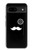 S1946 Sir Mustache Minimalisme Etui Coque Housse pour Google Pixel 8a