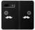 S1946 Sir Mustache Minimalisme Etui Coque Housse pour Google Pixel 8a