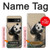S2210 Peinture Art Panda Fluffy Etui Coque Housse pour Google Pixel 8a