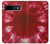 S2480 Tie dye rouge Etui Coque Housse pour Google Pixel 8a