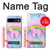 S3070 Arc en ciel pastel ciel Licorne Etui Coque Housse pour Google Pixel 8a