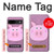 S3269 Porc Dessin animé Etui Coque Housse pour Google Pixel 8a