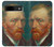 S3335 Vincent Van Gogh Autoportrait Etui Coque Housse pour Google Pixel 8a