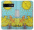 S3435 Carte de tarot Lune Etui Coque Housse pour Google Pixel 8a S3435 Carte de tarot Lune Etui Coque Housse pour Google Pixel 8a
