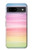 S3507 Coloré Arc-en-ciel pastel Etui Coque Housse pour Google Pixel 8a