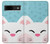 S3542 Chat mignon Dessin animé Etui Coque Housse pour Google Pixel 8a