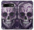 S3582 Crâne pourpre sucre Etui Coque Housse pour Google Pixel 8a