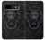 S3619 Lion noir gothique Etui Coque Housse pour Google Pixel 8a