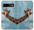 S3680 Girafe de sourire mignon Etui Coque Housse pour Google Pixel 8a