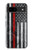 S3687 Drapeau américain de pompier mince ligne rouge Etui Coque Housse pour Google Pixel 8a
