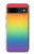 S3698 Drapeau de fierté LGBT Etui Coque Housse pour Google Pixel 8a