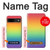 S3698 Drapeau de fierté LGBT Etui Coque Housse pour Google Pixel 8a