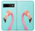 S3708 Flamant rose Etui Coque Housse pour Google Pixel 8a
