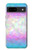 S3747 Polygone de drapeau trans Etui Coque Housse pour Google Pixel 8a