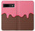 S3754 Cornet de crème glacée à la fraise Etui Coque Housse pour Google Pixel 8a