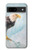 S3843 Pygargue à tête blanche sur glace Etui Coque Housse pour Google Pixel 8a