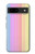 S3849 Couleurs verticales colorées Etui Coque Housse pour Google Pixel 8a